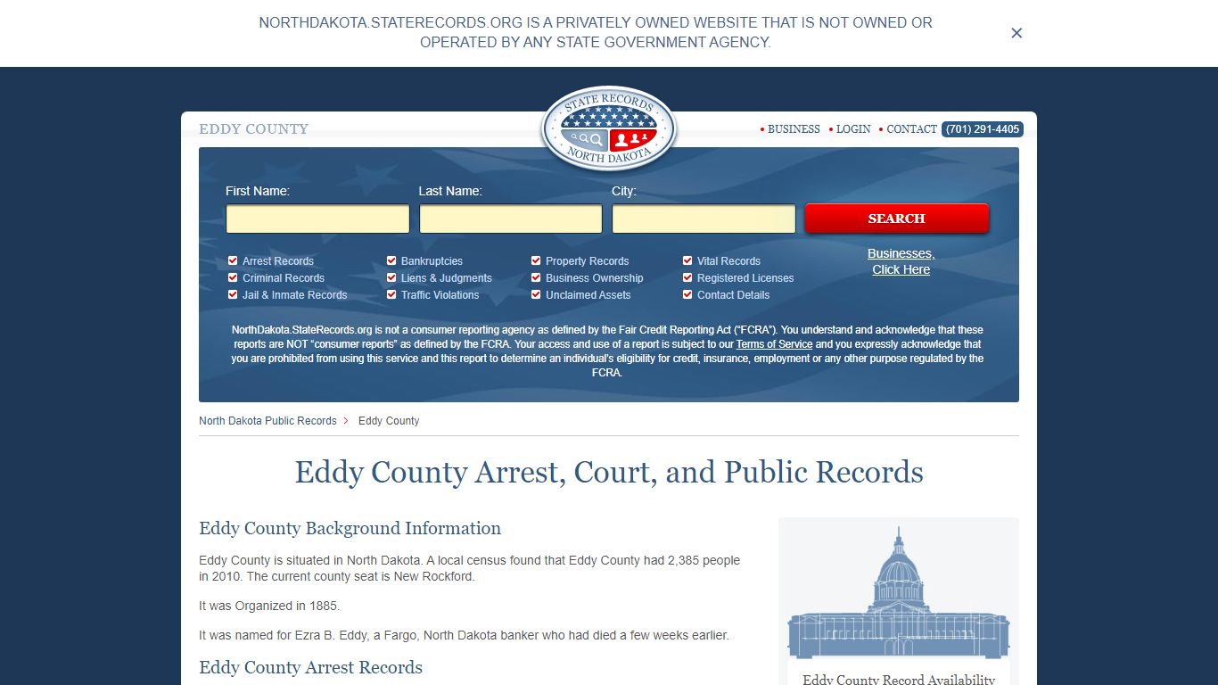 Eddy County Arrest, Court, and Public Records